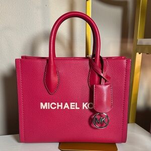 Michael Kors Dark Raspberry Tote Bag